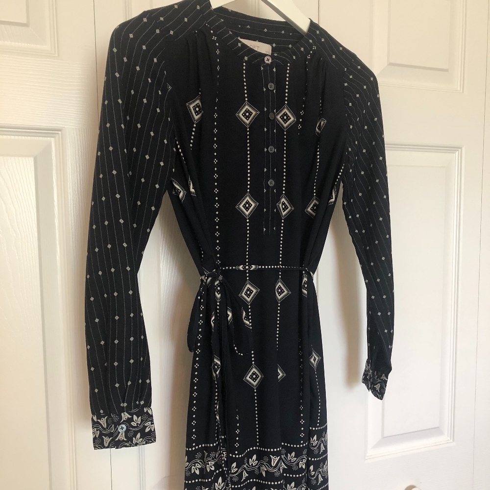 LOFT XXSP Navy Dress